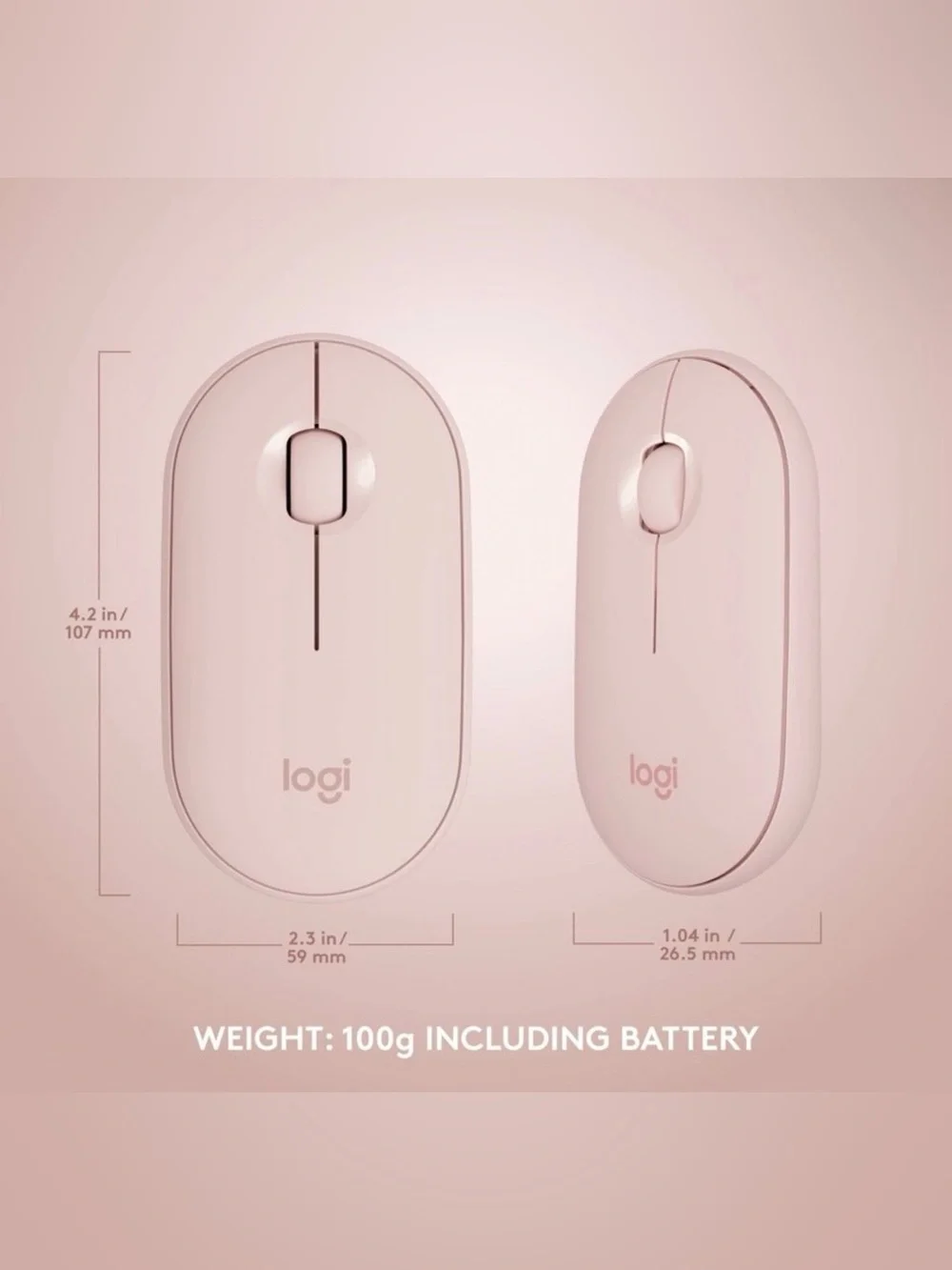 Logitech MK470 Pink Keyboard USB-A Full-Size Keyboard & Mouse Combo New in Box